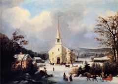 George_Henry_Durrie_-_Going_to_Church