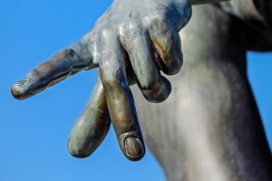 hand-sky-monument-swim-statue-finger-symbol-gesture-blue-close-up-sculpture-art-bronze-characters-kaiserstuhl-bocce-486083