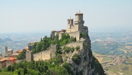San Marino Castle Fortress Rock